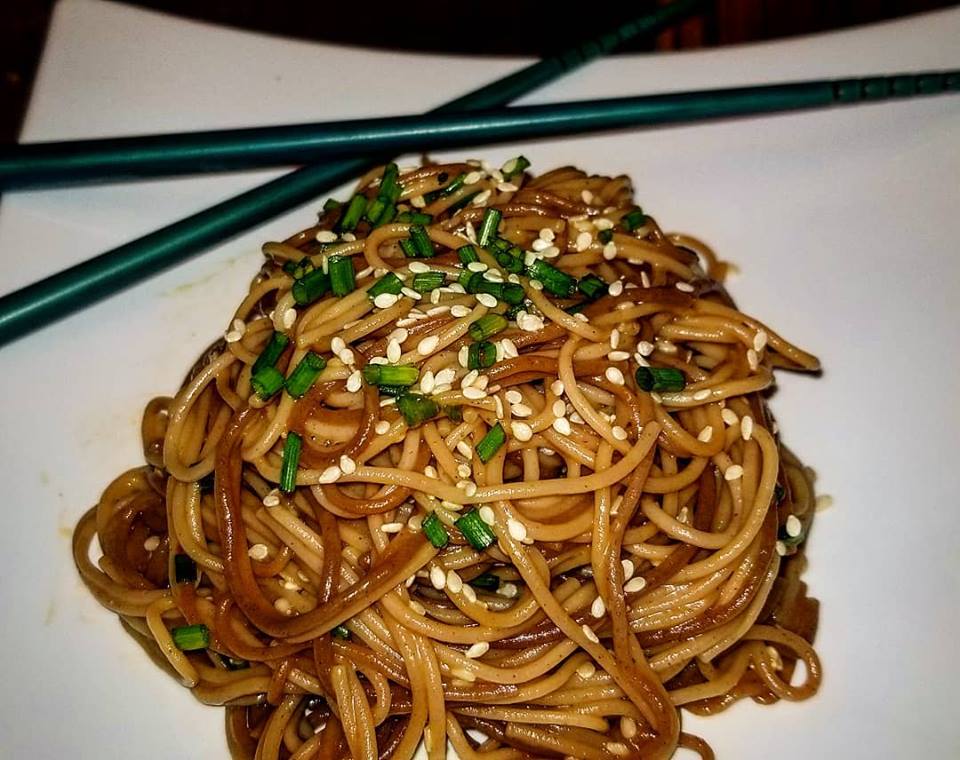 Cold Sesame Soba Noodles - VEGAN