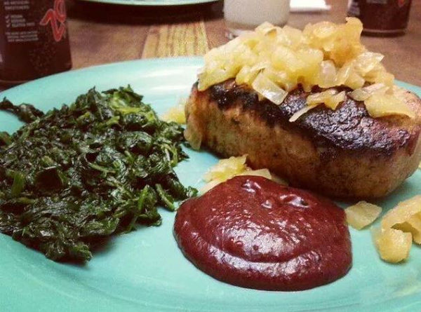 Stuffed Pork Chops with Orange-Cranberry Sauce – Flaming Fruit Sauce
