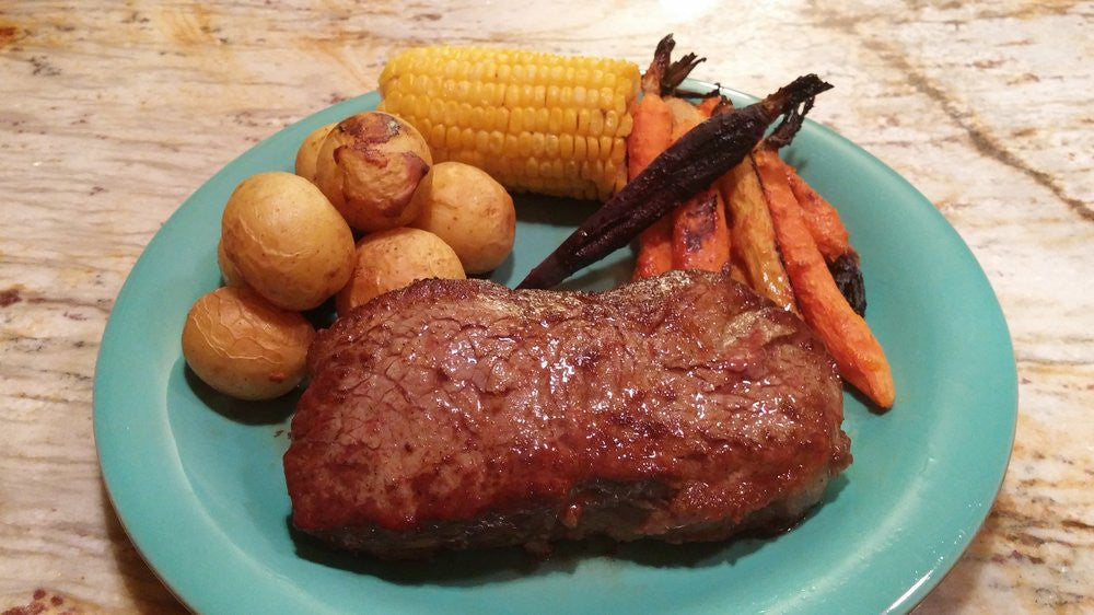 Jessi's World Famous Steaks and Apricot Glazed Carrots