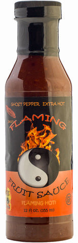 Jessi's Flaming Fruit Sauce Ghost Pepper Extra Hot - FULL 12 oz size!