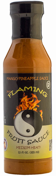 * Jessi's Flaming Fruit Sauce Mango-Pineapple - FULL 12 oz size!